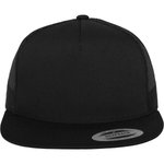 FLEXFIT Classic Trucker Cap mit Mesh-Rückseite, Black One Size, FX6006 – Bild 5