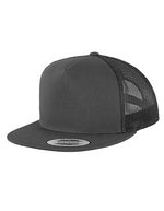 FLEXFIT Classic Trucker Cap mit Mesh-Rückseite, Black One Size, FX6006 – Charcoal