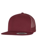 FLEXFIT Classic Trucker Cap mit Mesh-Rückseite, Black One Size, FX6006 – Maroon