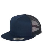FLEXFIT Classic Trucker Cap mit Mesh-Rückseite, Black One Size, FX6006 – Navy