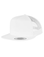 FLEXFIT Classic Trucker Cap mit Mesh-Rückseite, Black One Size, FX6006 – White