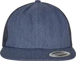 FLEXFIT Denim Trucker Cap with Mesh, Black Raw One Size, FX6006DT – image 3