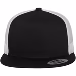 FLEXFIT Classic Trucker Cap 2-Tone Design, Black/White One Size, FX6006T – image 5