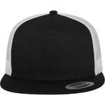 FLEXFIT Casquette Trucker classique design bicolore, Black/White One Size, FX6006T – Bild 5