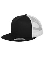 FLEXFIT Casquette Trucker classique design bicolore, Black/White One Size, FX6006T – Bild 2