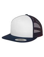 Flexfit Classic Trucker Cap mit Snapback, Carolina Blue/White One Size, FX6006W – Navy/White/Navy