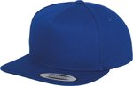 FLEXFIT Baumwoll Snapback Cap mit 5 Panels, Red One Size, FX6007 – Bild 3