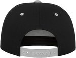 FLEXFIT Klassische 5 Panel Snapback Cap, Black/Silver One Size, FX6007T – Bild 4