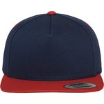 FLEXFIT Klassische 5 Panel Snapback Cap, Black/Silver One Size, FX6007T – Bild 5