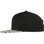Flexfit Cappellino Snapback a scacchi, Black/White One Size, FX6089CB – Bild 5