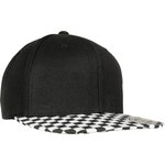 Flexfit Cappellino Snapback a scacchi, Black/White One Size, FX6089CB – Bild 7