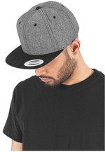 FLEXFIT Chambray-Suede Snapback Cap mit Wildleder-Imitat, Black/Black One Size, FX6089CH – Bild 1