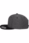 FLEXFIT Chambray-Suede Snapback Cap mit Wildleder-Imitat, Black/Black One Size, FX6089CH – Bild 5
