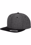 FLEXFIT Chambray-Suede Snapback Cap mit Wildleder-Imitat, Black/Black One Size, FX6089CH – Bild 7