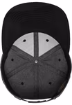 FLEXFIT Chambray-Suede Snapback Cap mit Wildleder-Imitat, Black/Black One Size, FX6089CH – Bild 8