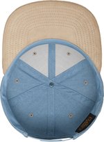 FLEXFIT Chambray-Suede Snapback Cap mit Wildleder-Imitat, Black/Black One Size, FX6089CH – Bild 9
