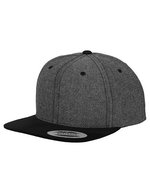 FLEXFIT Chambray-Suede Snapback Cap mit Wildleder-Imitat, Black/Black One Size, FX6089CH – Bild 2
