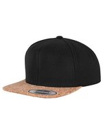 FLEXFIT Cork Snapback Cap mit Wollmischung – Black