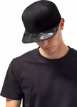 FLEXFIT Camouflage Snapback Cap, Black/Black Camo One Size, FX6089CV – immagine 2