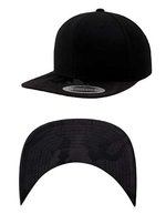 FLEXFIT Camouflage Snapback Cap – Black/Black Camo