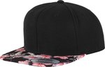 FLEXFIT Floral Snapback Cap aus Wollmischung, Black/Mint (Floral) One Size, FX6089F – Bild 3