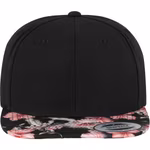 FLEXFIT Floral Snapback Cap in Misto Lana, Black/Mint (Floral) One Size, FX6089F – immagine 4