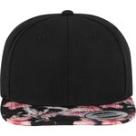 FLEXFIT Floral Snapback Cap aus Wollmischung, Black/Mint (Floral) One Size, FX6089F – Bild 4
