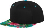 FLEXFIT Hawaiian Snapback Cap mit Muster, Black/Aqua (Hawaiian) One Size, FX6089HW – Bild 3