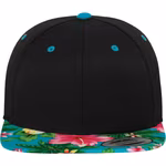 FLEXFIT Hawaiian Snapback Cap mit Muster, Black/Aqua (Hawaiian) One Size, FX6089HW – Bild 7