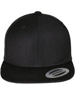 FLEXFIT Snapback Cap aus Wollmischung mit Verschluss – Black