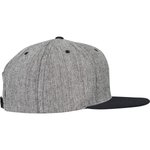 FLEXFIT Melange Solid Snapback Cap mit Verschluss, Black Melange/Black One Size, FX6089MS – Bild 5