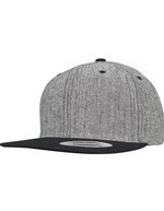 FLEXFIT Melange Solid Snapback Cap mit Verschluss, Black Melange/Black One Size, FX6089MS – Bild 2