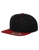 Flexfit Snapback Cap 2-Tone Design – Black/Red