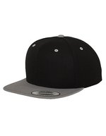 Flexfit Snapback Cap 2-Tone Design, Black/Neon Yellow One Size, FX6089MT – Black/Silver
