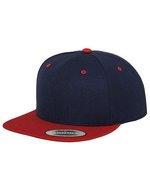 Flexfit Snapback Cap 2-Tone Design, Black/Neon Yellow One Size, FX6089MT – Navy/Red