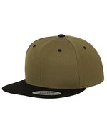 Flexfit Snapback Cap 2-Tone Design, Black/Neon Yellow One Size, FX6089MT – Olive/Black