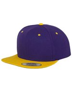 Flexfit Snapback Cap 2-Tone Design, Black/Neon Yellow One Size, FX6089MT – Purple/Gold