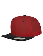 Flexfit Snapback Cap 2-Tone Design, Black/Neon Yellow One Size, FX6089MT – Red/Black