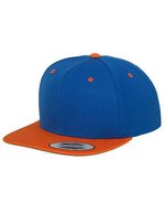 Flexfit Snapback Cap 2-Tone Design, Black/Neon Yellow One Size, FX6089MT – Royal/Orange