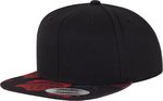 FLEXFIT Cappellino Snapback Roses in misto lana, Black/Red (Roses) One Size, FX6089R – Bild 3
