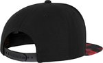 FLEXFIT Cappellino Snapback Roses in misto lana, Black/Red (Roses) One Size, FX6089R – Bild 4