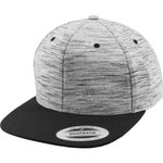 Flexfit Cappellino Snapback Stripes Melange, Grey (Stripes Melange)/Black One Size, FX6089SC – Bild 3