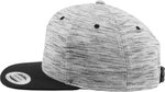 Flexfit Cappellino Snapback Stripes Melange, Grey (Stripes Melange)/Black One Size, FX6089SC – Bild 4
