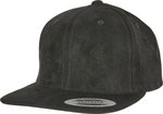 FLEXFIT Wildleder Snapback Cap mit Kunststoffverschluss, Black One Size, FX6089SU – Bild 1