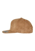 FLEXFIT Wildleder Snapback Cap mit Kunststoffverschluss, Black One Size, FX6089SU – Bild 4