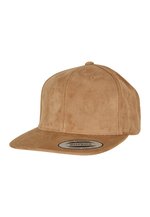 FLEXFIT Wildleder Snapback Cap mit Kunststoffverschluss, Black One Size, FX6089SU – Bild 6
