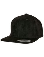 FLEXFIT Wildleder Snapback Cap mit Kunststoffverschluss, Black One Size, FX6089SU – Bild 2