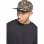 FLEXFIT 2-Tone Camo Snapback Cap con Chiusura Regolabile, Green Camo/Black One Size, FX6089TC – immagine 2