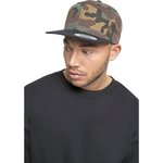 FLEXFIT 2-Tone Camo Snapback Cap mit Verstellverschluss, Green Camo/Black One Size, FX6089TC – Bild 1