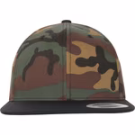 FLEXFIT 2-Tone Camo Snapback Cap con Chiusura Regolabile, Green Camo/Black One Size, FX6089TC – immagine 6